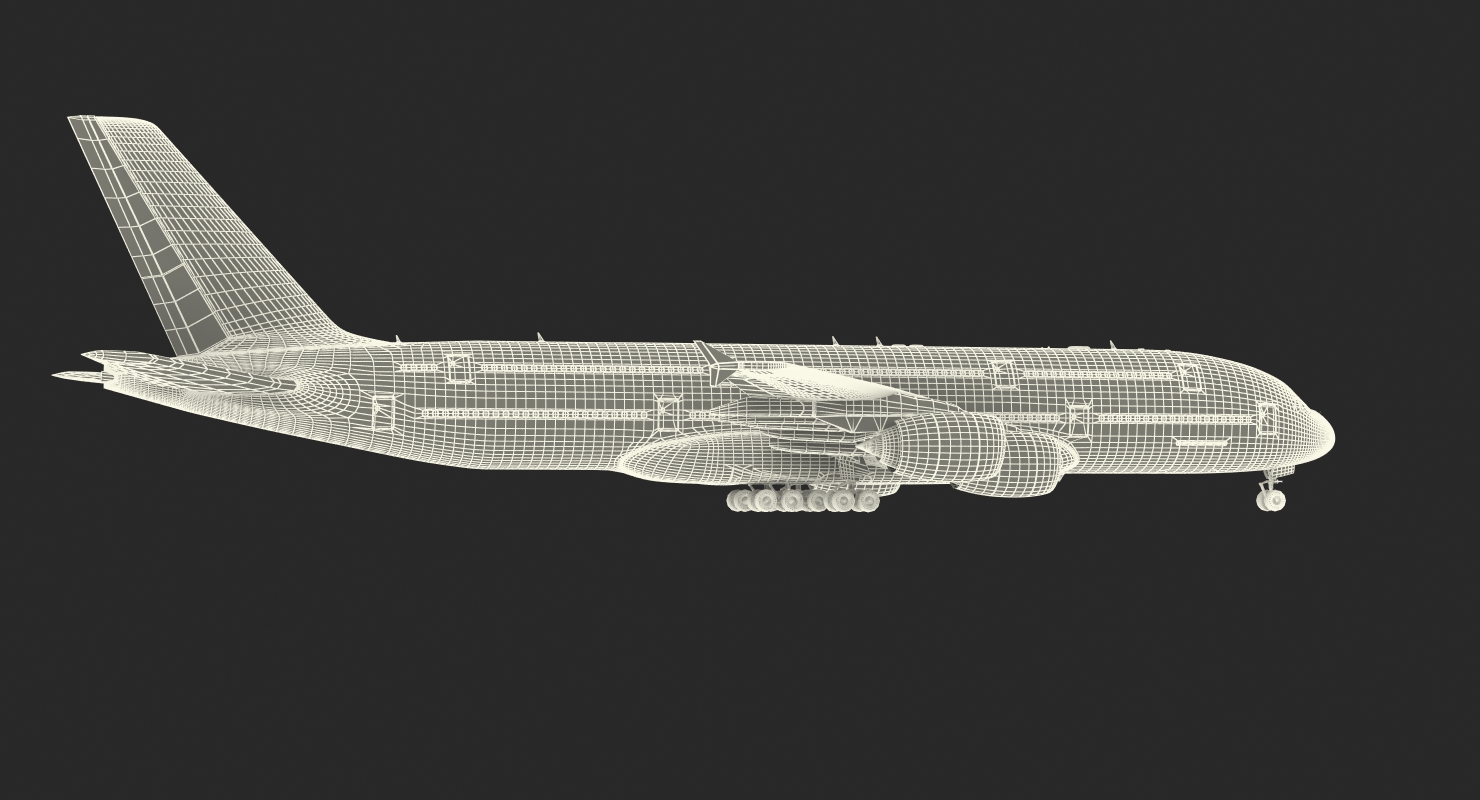 Airbus A380 1000 Air France 3D